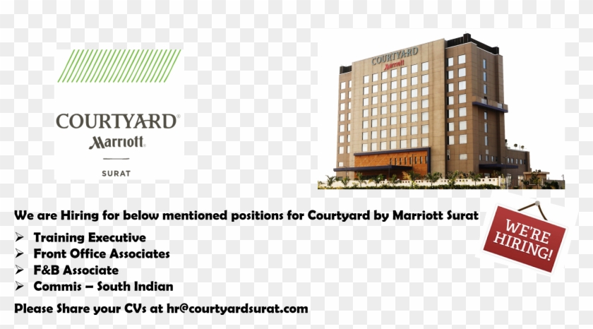 Courtyard Marriott , Png Download - Hotel Courtyard Marriott Surat Clipart