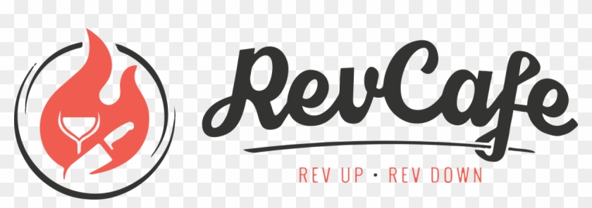 Rev Cafe Logo Horizontal - Graphics Clipart