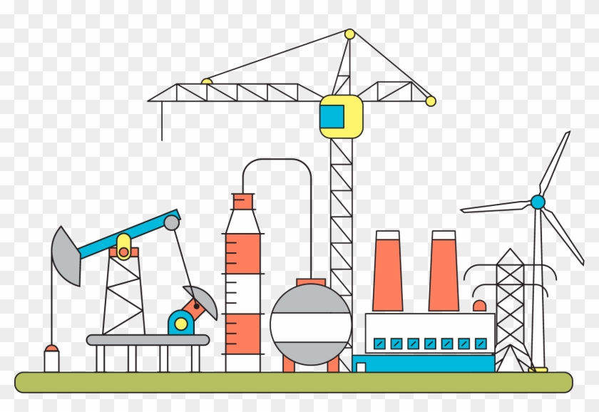 Factory Clipart Petroleum - Petroleum Illustration - Png Download