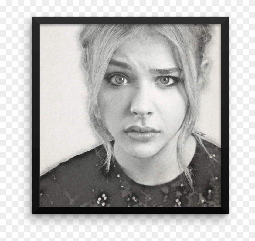 Quizzicalmoretz Mockup Wall Original - Chloë Grace Moretz Clipart #5420329