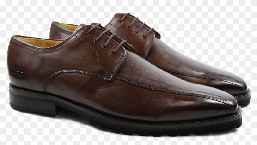 Derby Shoes Emil 2 Carmen Dark Brown Star Blocker Black - Leather Clipart