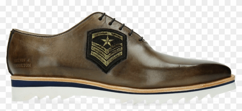 Oxford Shoes Jeff 26 Smoke Patch Rank Star - Sneakers Clipart