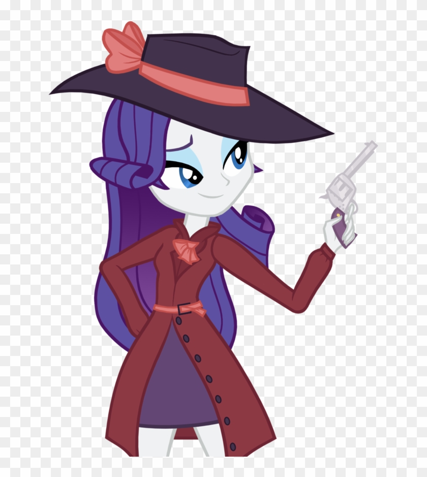 Rarity, Still We An Excited Look On Her Face, Hurried - Mlp Eg Rarity Detective Clipart #5420637