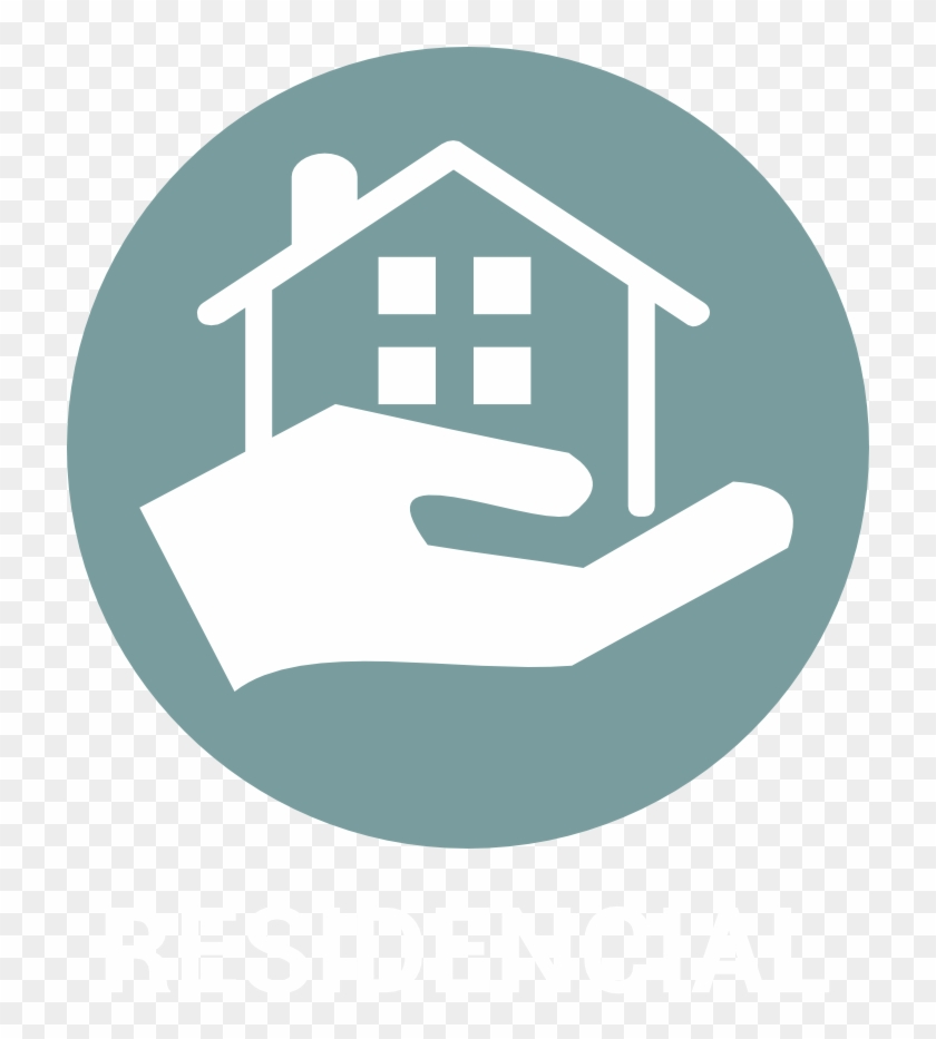 Icono Metro Por Metro Residencial Home - Sign Clipart #5421908