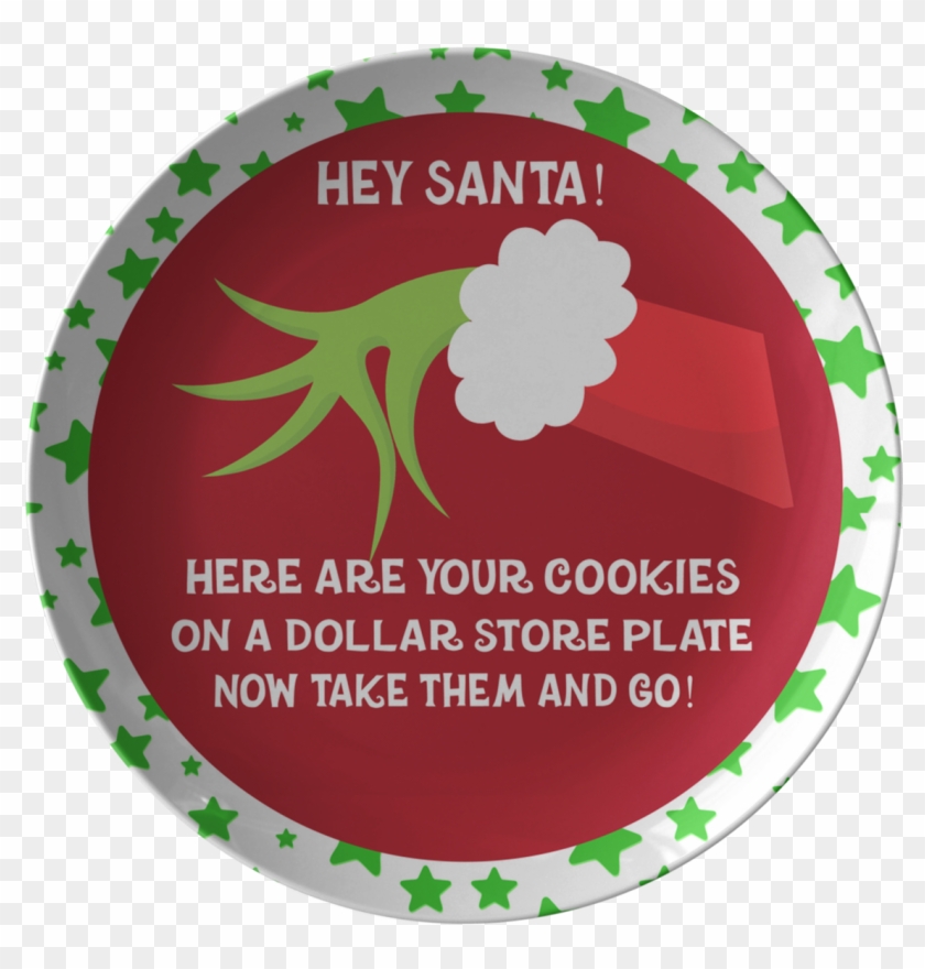 Cookies For Santa Plate - Label Clipart #5421909