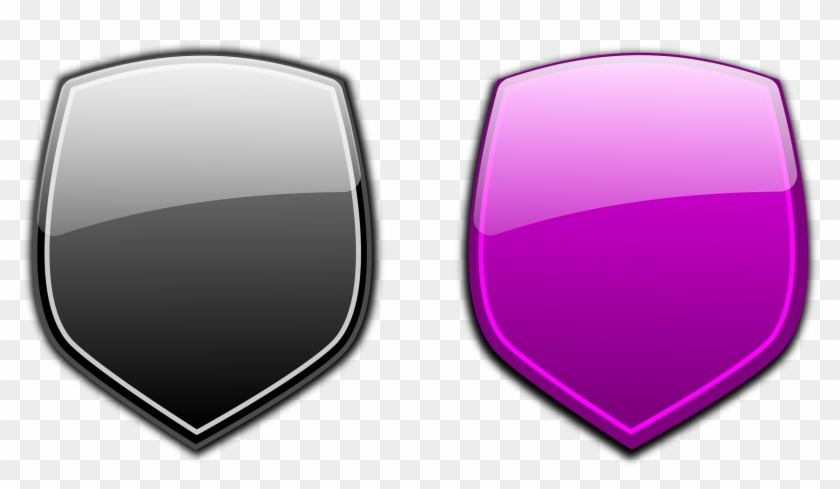 This Free Icons Png Design Of Glossy Shields 6 - Vector Shields Clipart #5422051