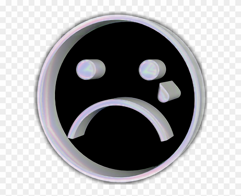 #sad #sc #snapchat #sticker #emoji #face #tumblr #holo - Circle Clipart #5422613