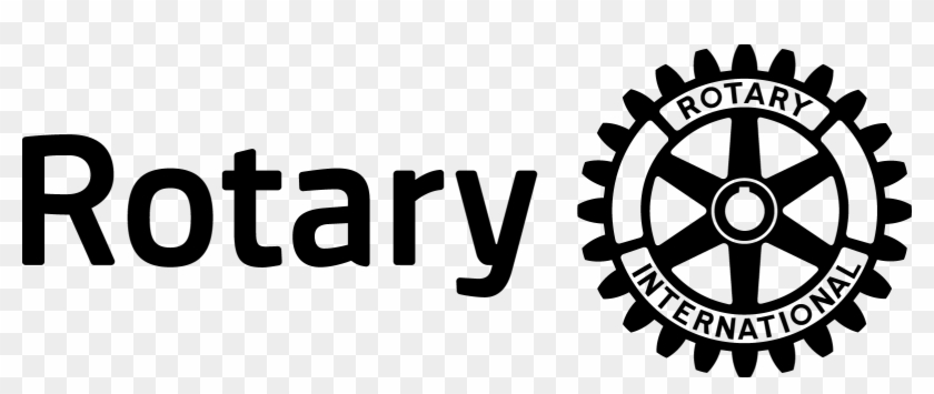 Standard - Rotary International Logo Black Clipart #5422667