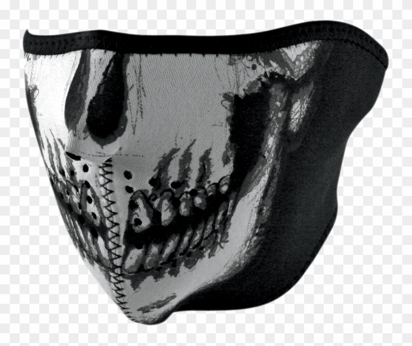 Zan Headgear Half Mask, Neoprene, Glow , Png Download - Μασκα Προσωπου Για Μηχανη Clipart