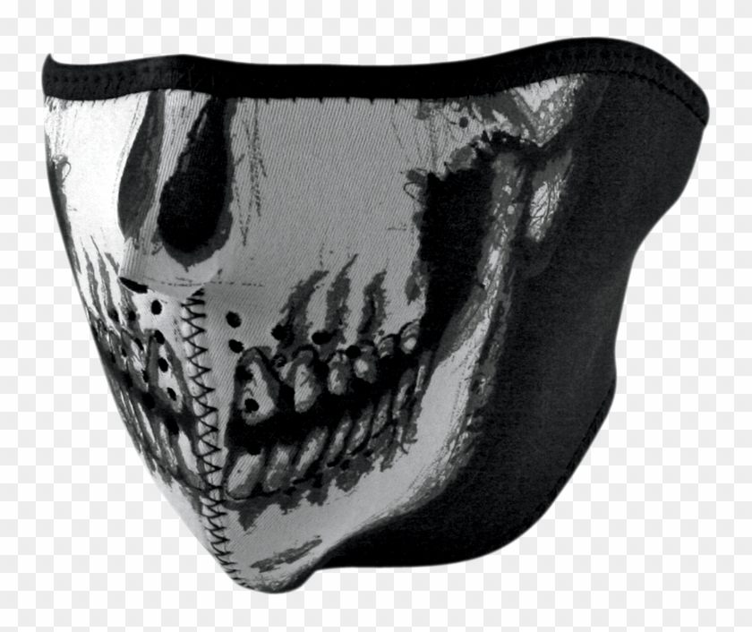 Zan Headgear Half Mask, Neoprene, Glow , Png Download - Μασκα Προσωπου Για Μηχανη Clipart #5422772