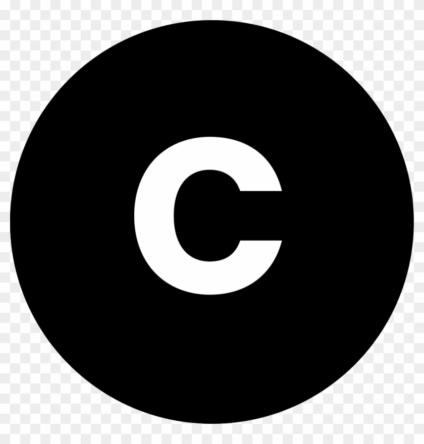 C Programming - Twitter Icon Png Black Circle Clipart