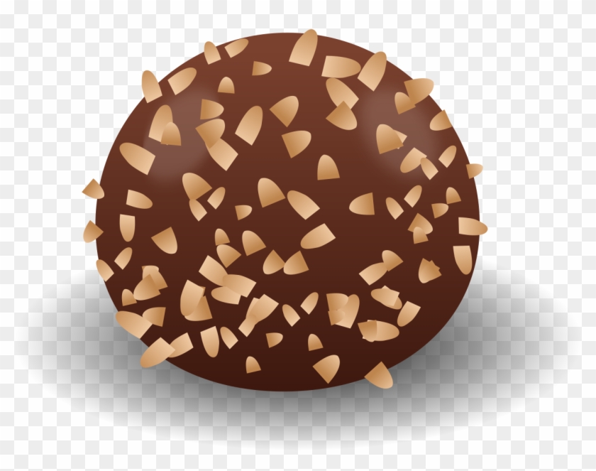 Chocolate Truffle - Chocolate Truffle Vector Png Clipart #5422926