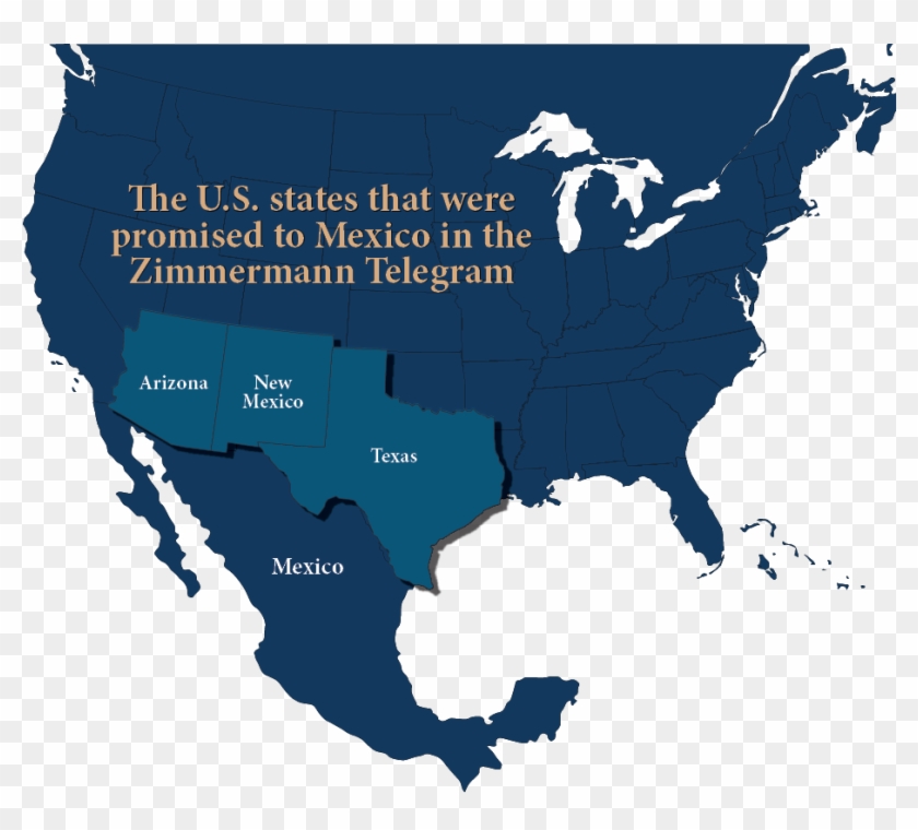 The Zimmermann Telegram March - United States Shape Clipart