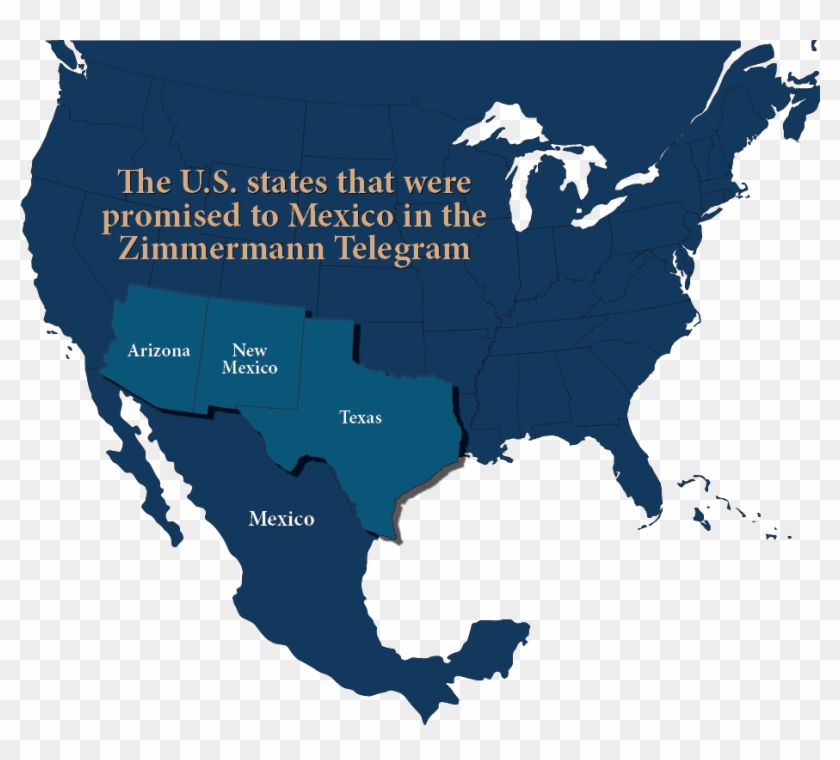 The Zimmermann Telegram March - United States Shape Clipart #5422983