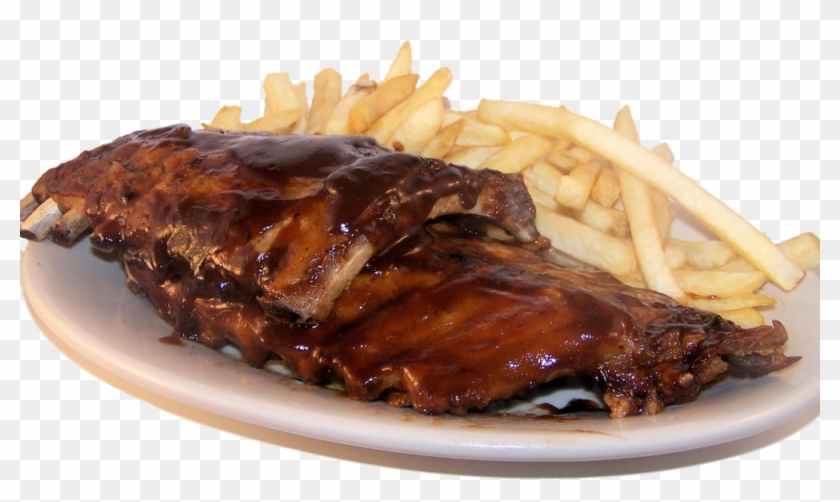 Bbq Baby Back Ribs Slow Cooked With Special Seasonings - Pork Ribs Clipart #5423018