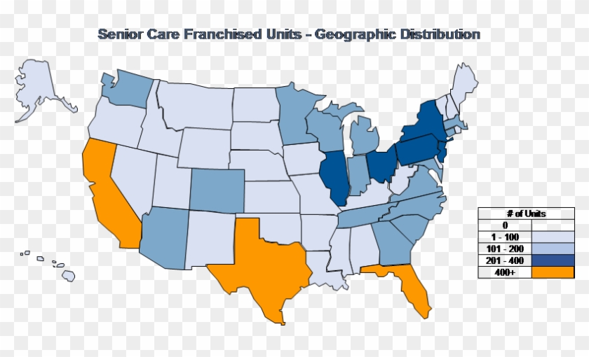 Business Is Booming For Senior Care Franchise - States Where Donald Trump Is President Map Clipart