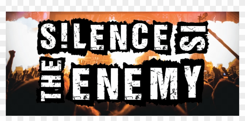 Silence Is The Enemy - Knockout Clipart #5423354