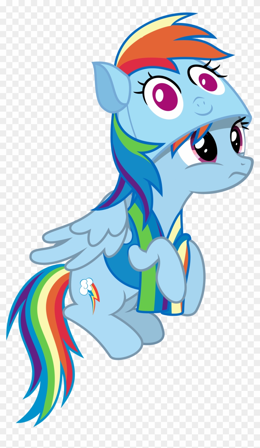Rainbow Dash Fangirl Rainbow Dash [edit By /d/non] - Cartoon Clipart #5423388