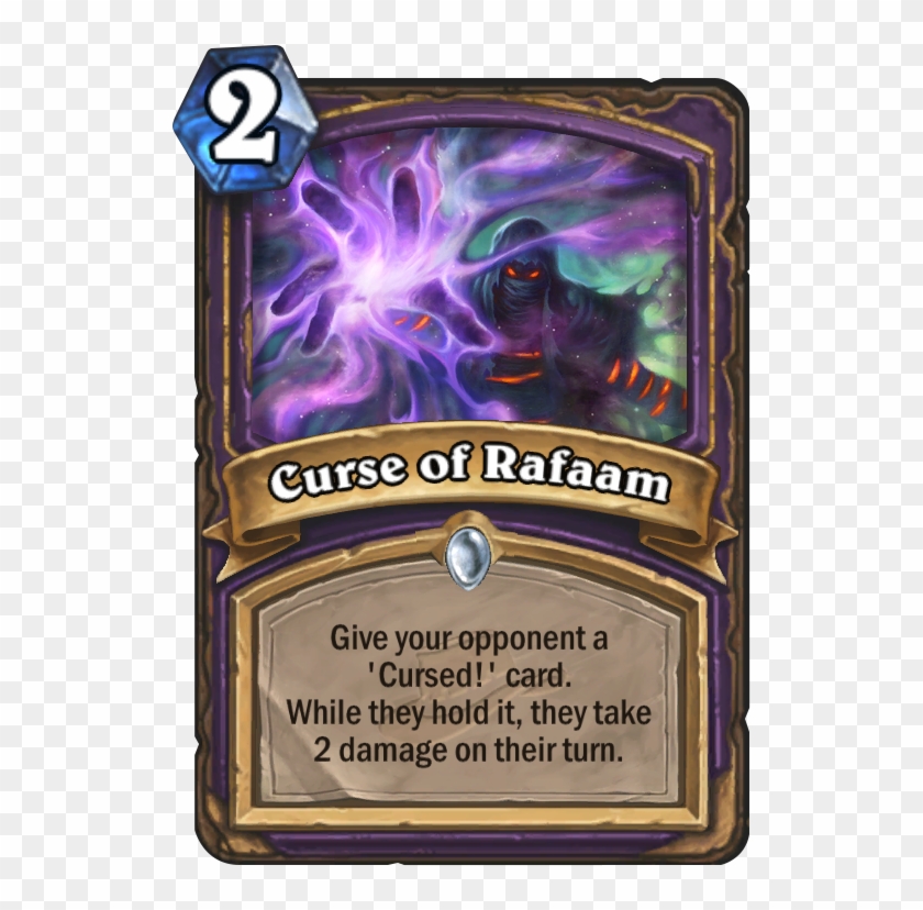 Curse Of Rafaam - Hearthstone Card Clipart #5423415