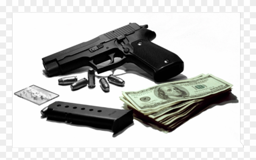 Two Busted For Drugs, Weapons During Gang Unit Search - Guns Drugs And Money Clipart #5423733