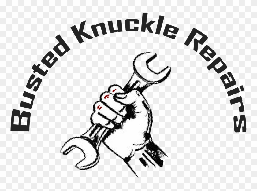 Busted Knuckle Repair's - Cartoon Clipart