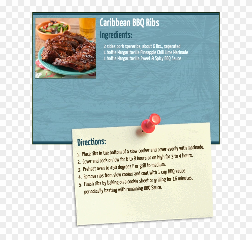 Caribbean Bbq Ribs - Agujjim Clipart