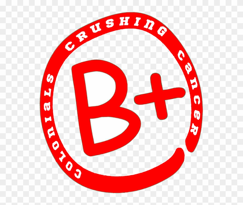 Colonial's Crushing Cancer - B+ Foundation Logo Clipart
