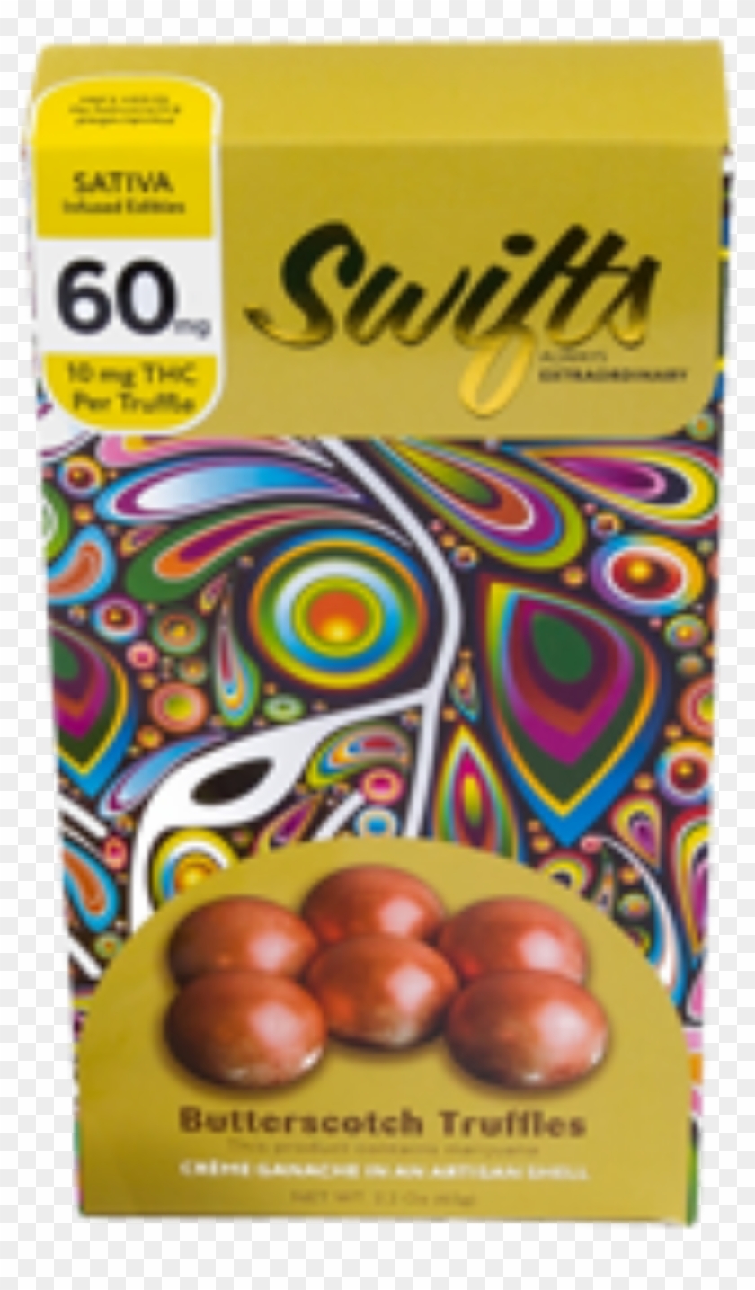Swifts Butterscotch Rum Truffle By Swifts Edibles - Chocolate Balls Clipart