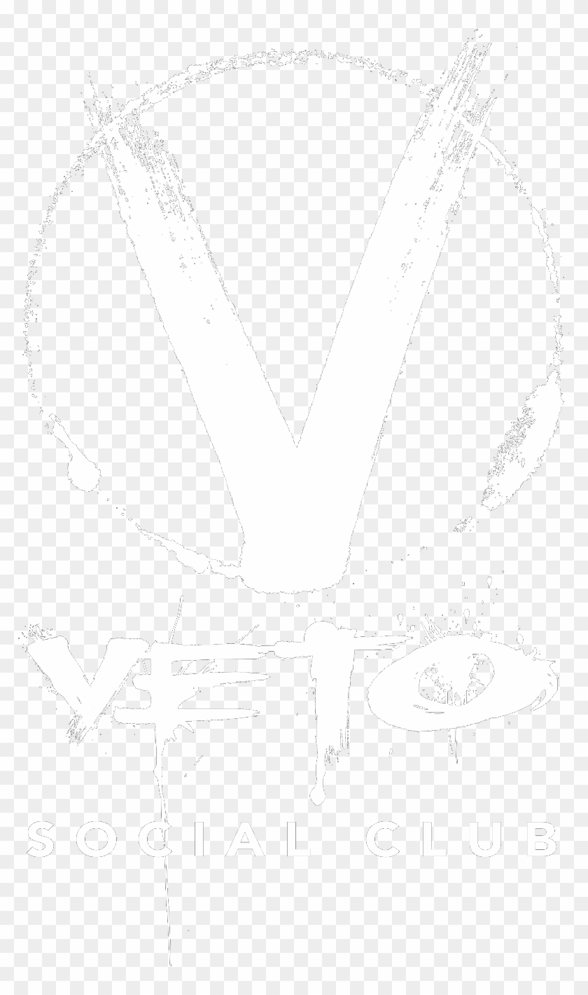 Veto V Logo Blanco - Graphic Design Clipart
