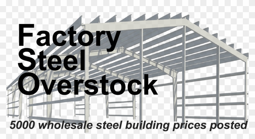 Factory Steel Overstock Logo Black Letters - Estructuras Metalicas Clipart #5424713