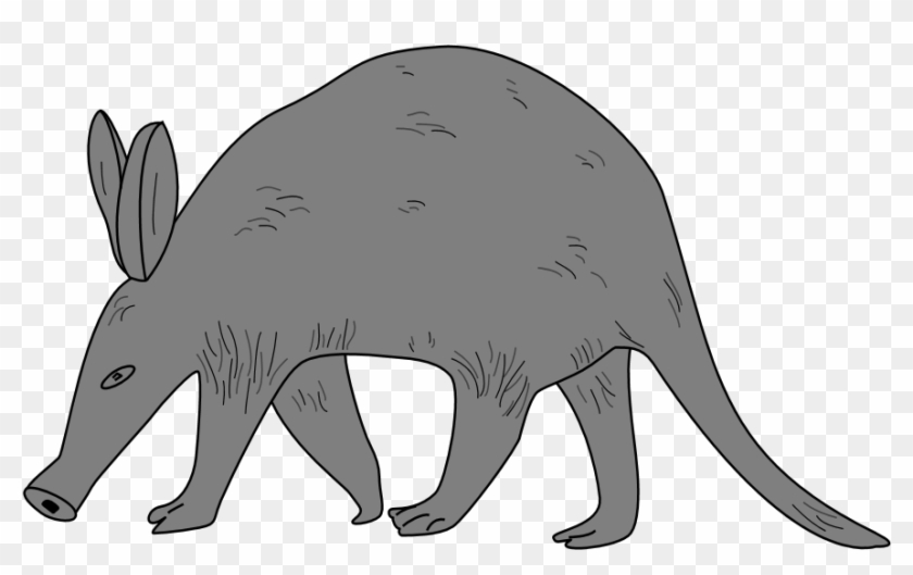 All Free Clip Art And Transparent Png Graphics Of Animals - Aardvark Clipart Transparent #5425660