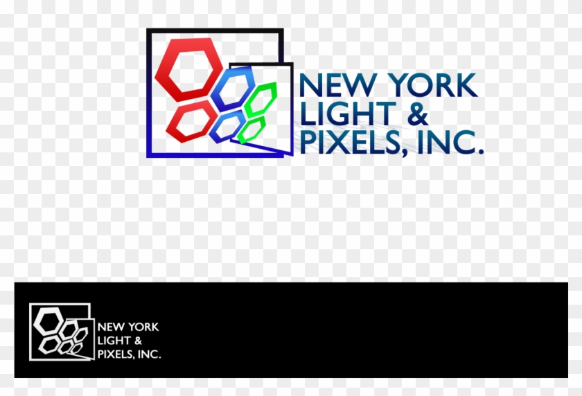 Logo Design By Ed Point For New York Light & Pixels, - Sign Clipart