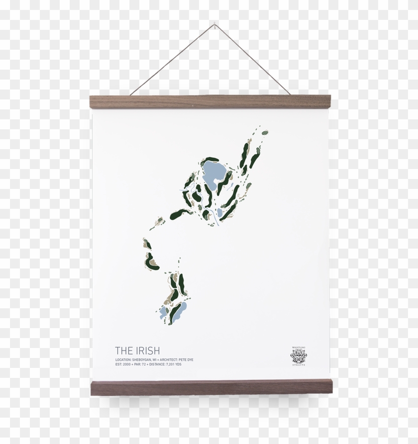 11" X 14" Print- The Irish Rails - Illustration Clipart