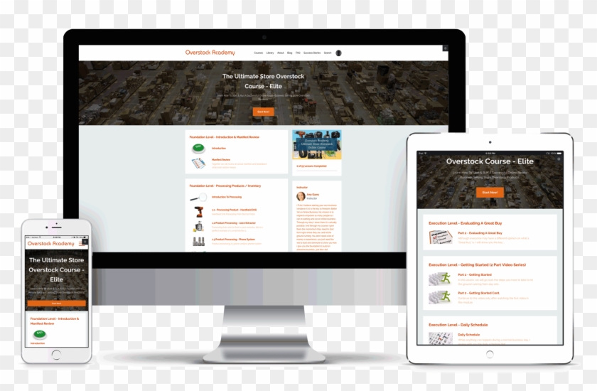 The Ultimate Store Overstock Course Free 7-day Trial - Lms Wordpress Clipart #5426036