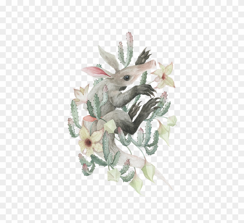 Aardvark And The Carrion Cactus - Artificial Flower Clipart #5426534