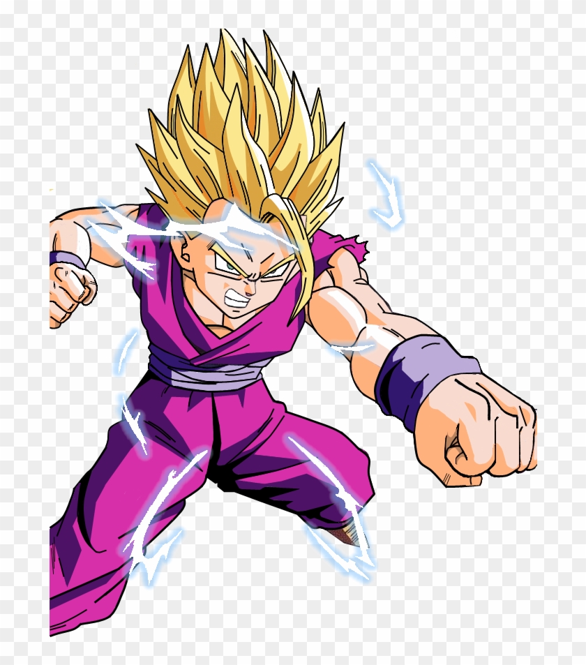 Gohan Ssj2 By Momosexes D5x9u0e - Gohan Ssj 2 Png Clipart