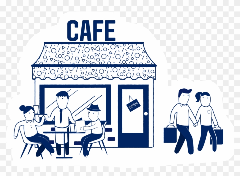 Why We Celebrate Our Places On Small Business Saturday - Cartoon Clipart