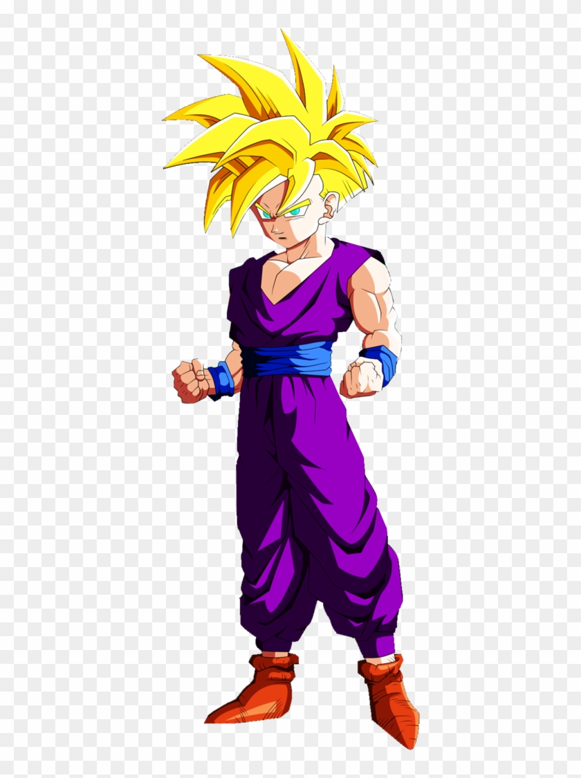 Gohan Ssj Png - Gohan Super Saiyan Full Power Clipart #5426647