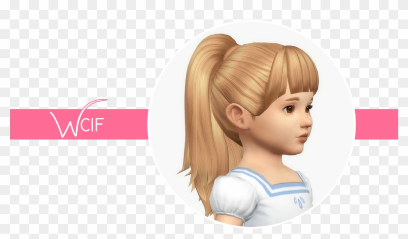 3 I Was Wondering If You Could Tell Me The Cc Hair - Girl Clipart #5426840