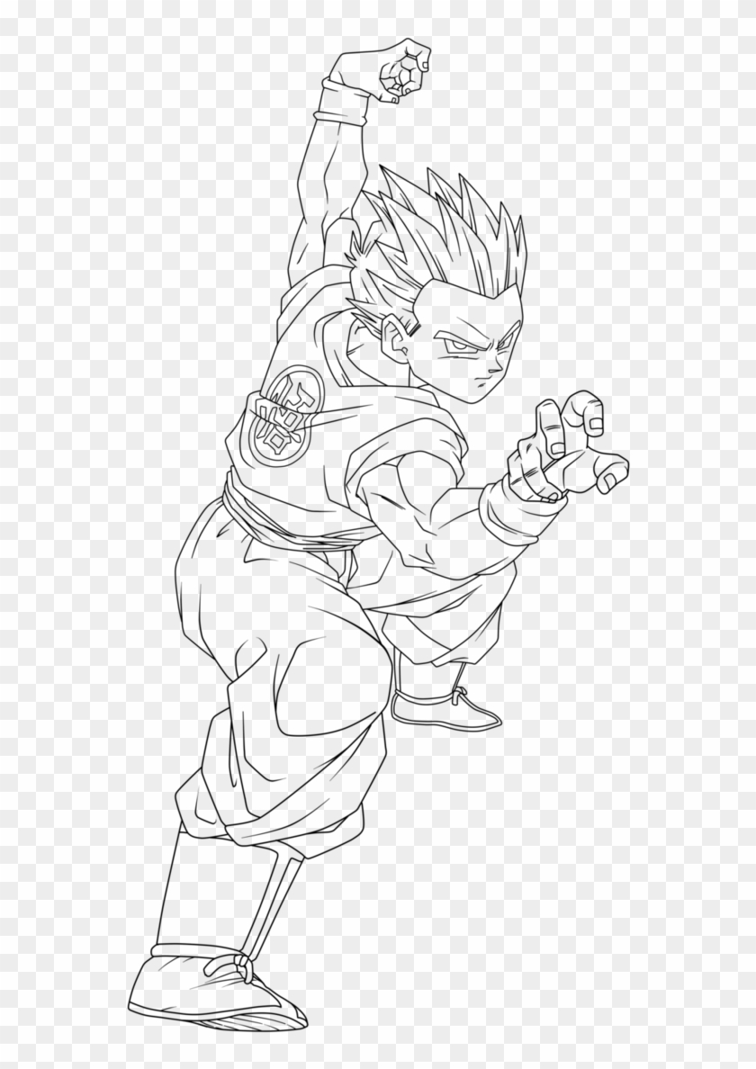 Hd Wallpapers Gohan Coloring Pages Love996 Ml With - Dragon Ball Gt Goten Coloring Pages Clipart