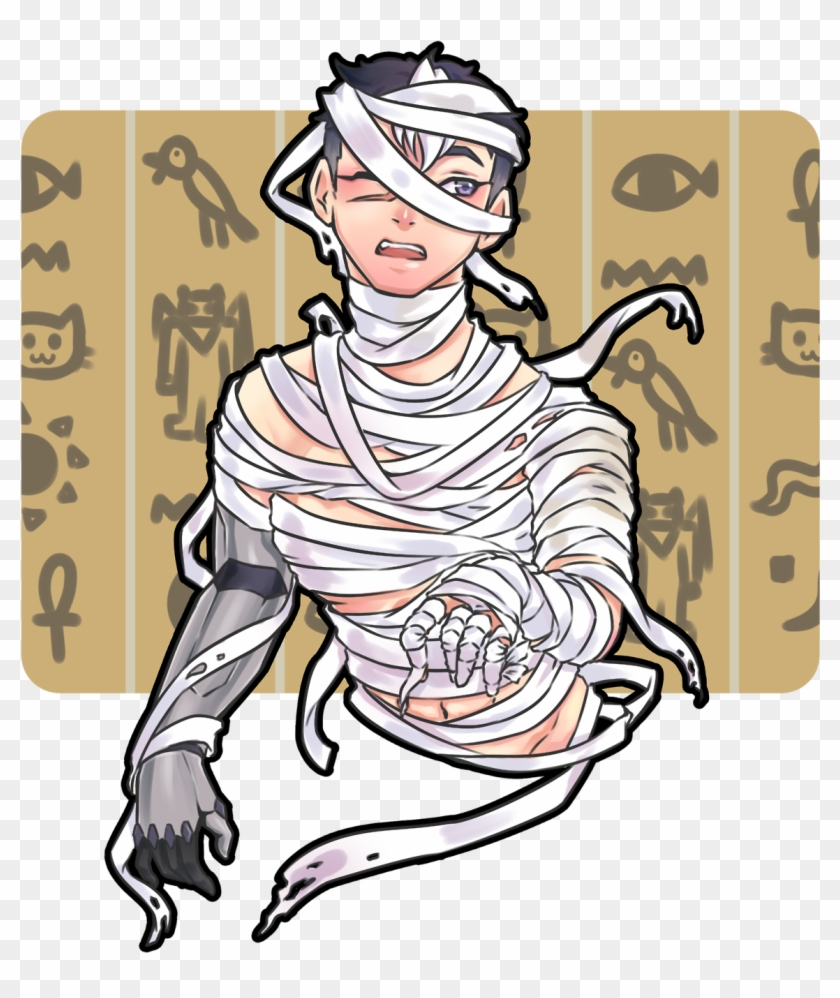 A Floofy Mummy Boi - Illustration Clipart #5427138