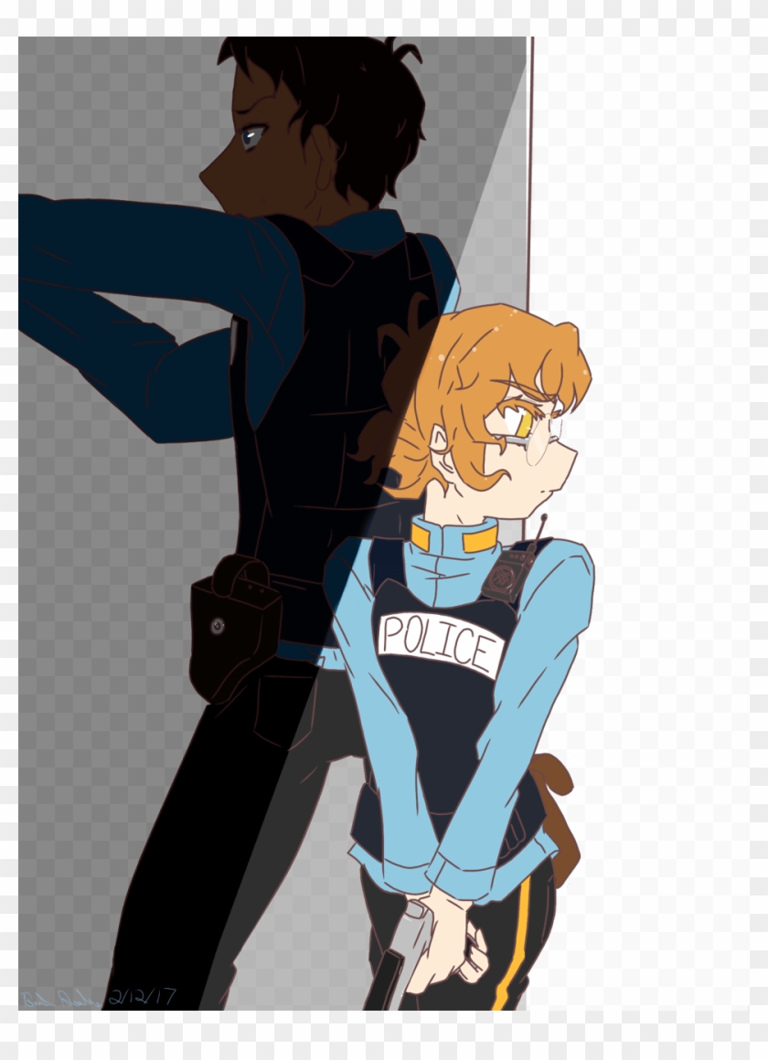Voltron Klance Police Au Clipart