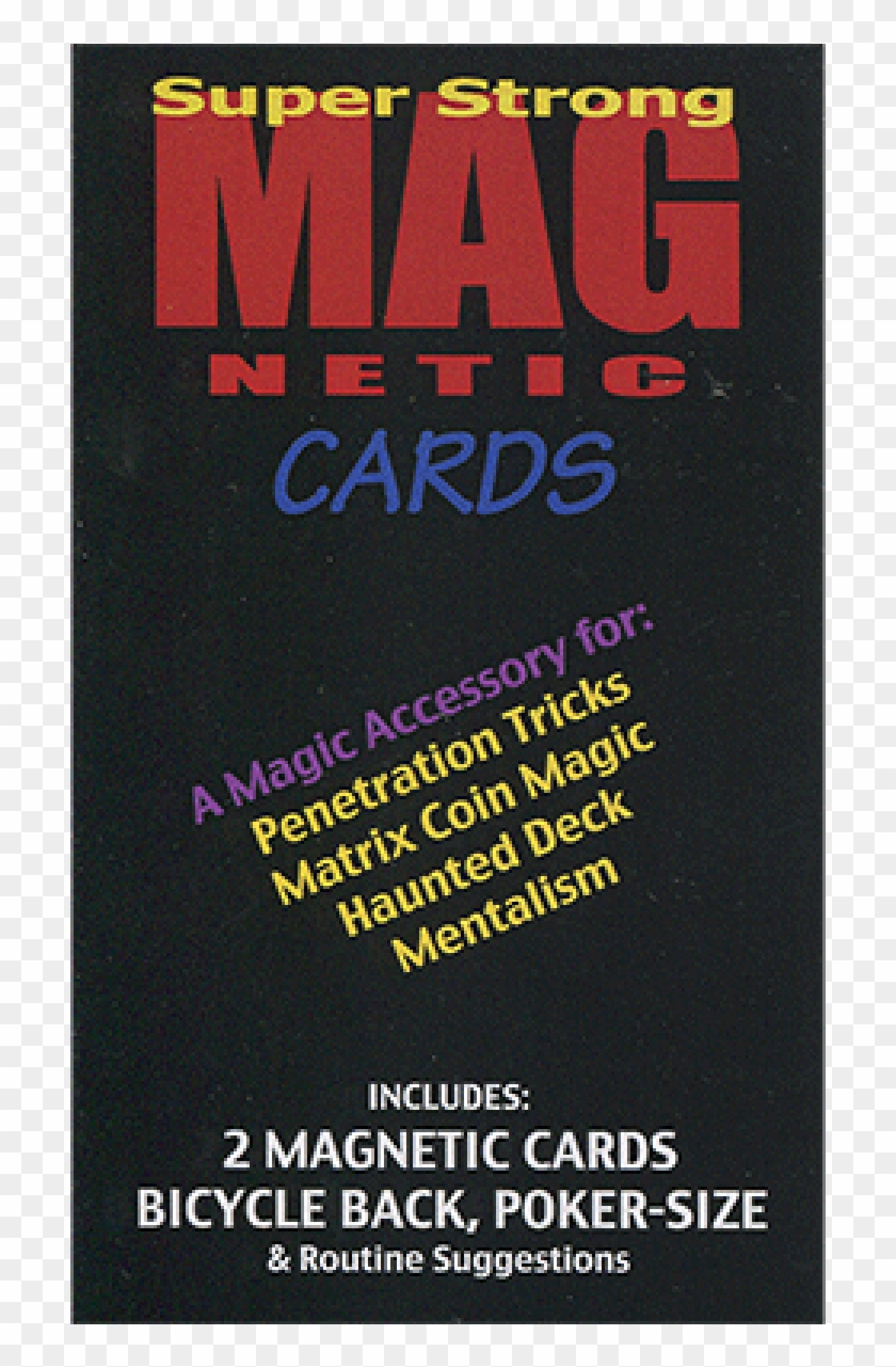 Magnetic Cards By Chazpro Magic - Poster Clipart #5428163