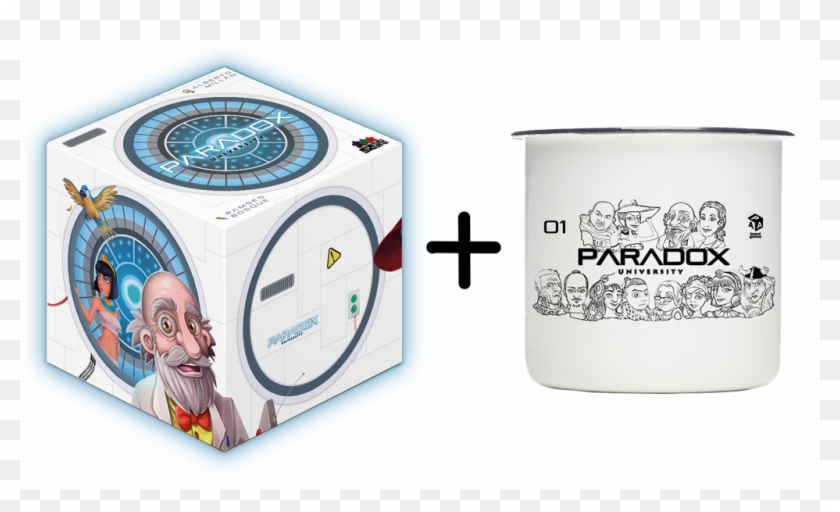 Paradox University Core Game Enameled Metal Cups - Wall Clock Clipart #5428622