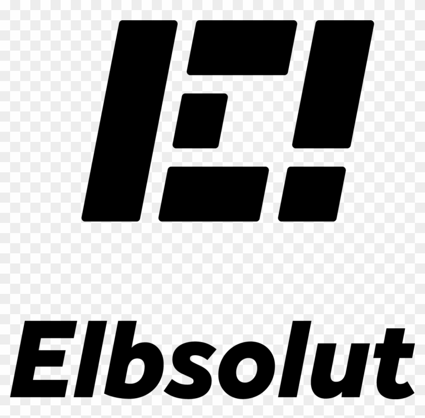 De/wp Elbsolut Logo Standard Black Screen Ähnliche - Pattern Clipart