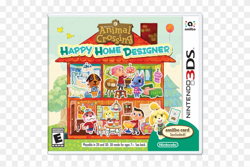 Happy Home Designer Box Art - Animal Crossing Wild World Clipart #5429146