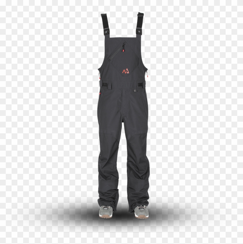 Kitami Bib Black - One-piece Garment Clipart #5429195