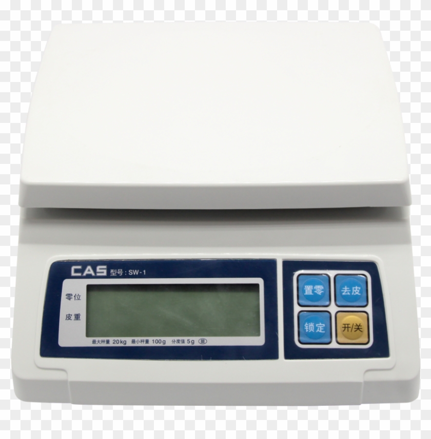 Cas Sw-1 Weighing Machine - Scale Clipart