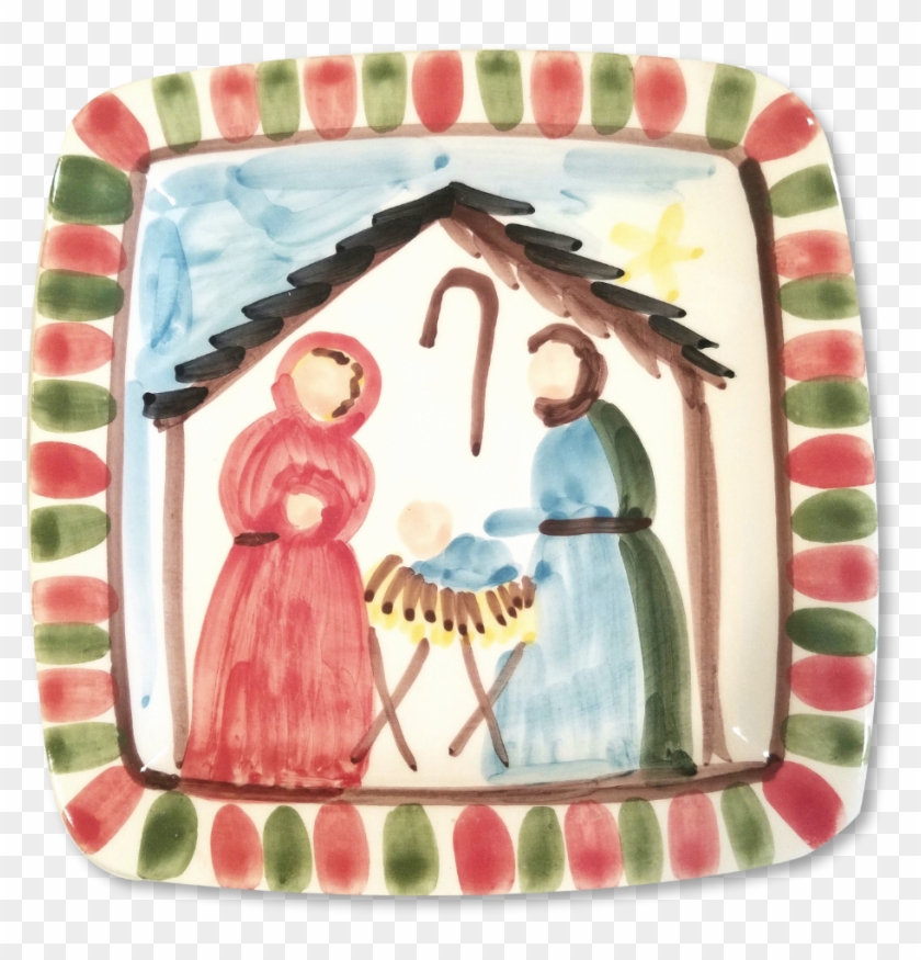 Christmas Nativity Png - Serving Tray Clipart #5429726