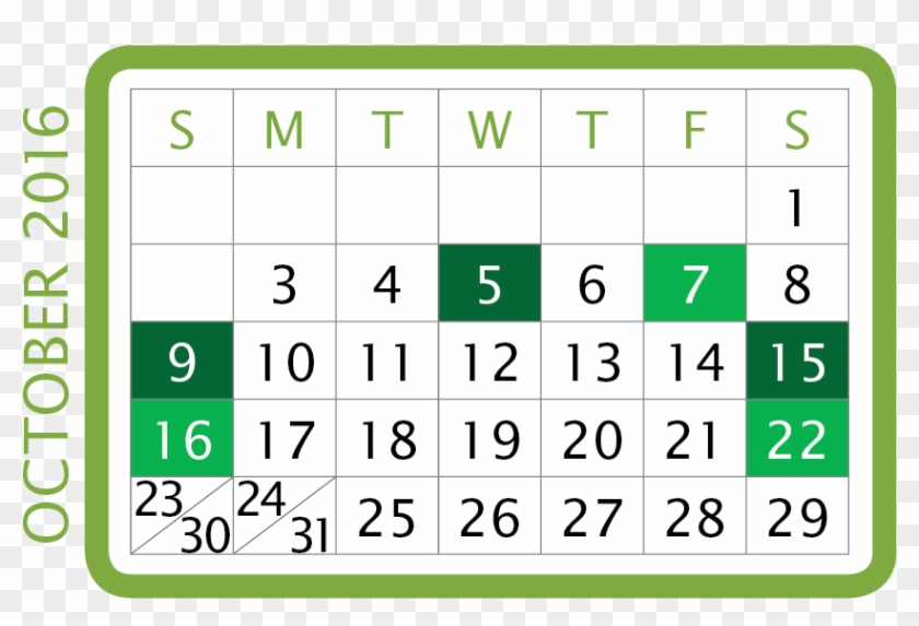 Pats-s Football Calender October - 2009 Clipart #5429859